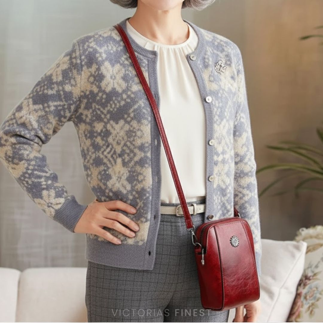 Vintage Bloom Crossbody Bag