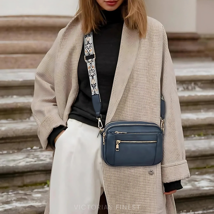 Pattern Strap Crossbody Bag