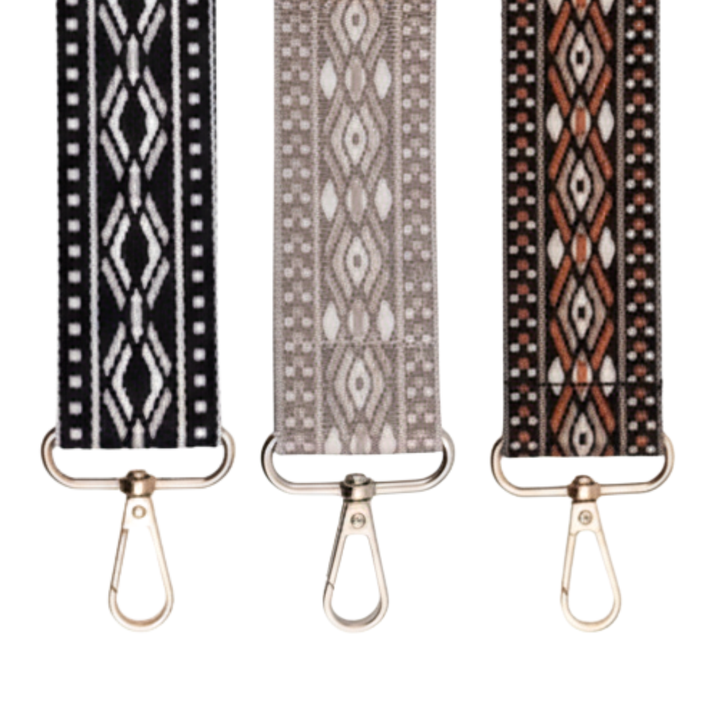3-Pack Embroidered Straps